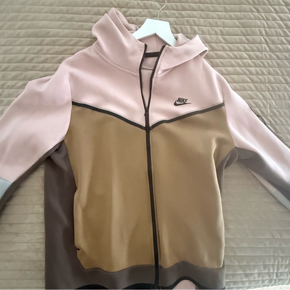 Nike Pink and Brown Colorblock Jacket